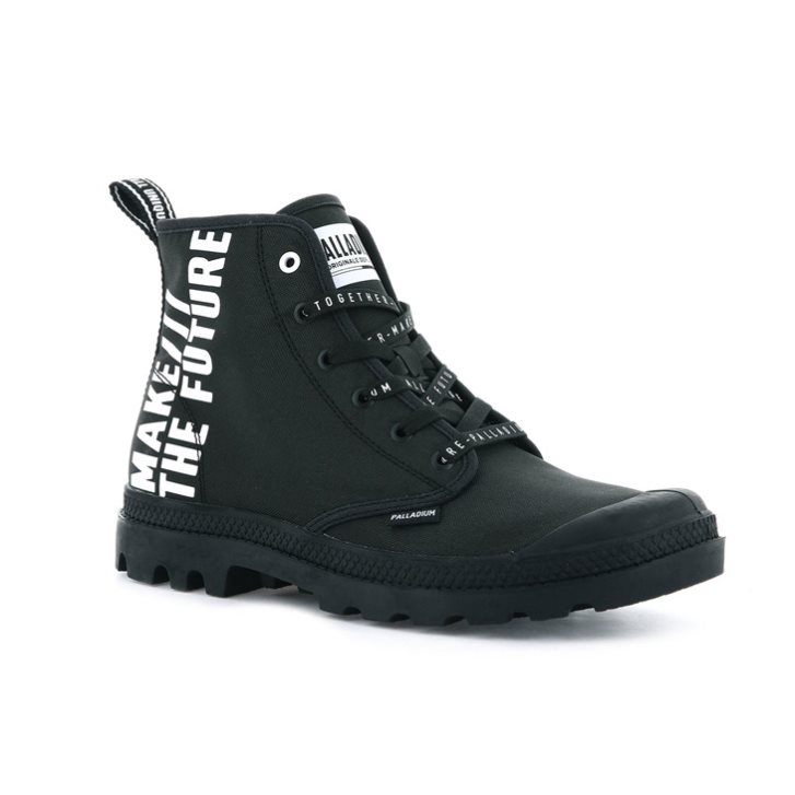 Bottes Palladium Pampa Hi Future Femme Noir | FR AFJ136D